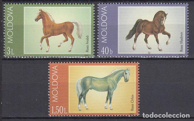 Stamps: Moldavia - Correo Yvert 380/2 ** Mnh Fauna - Caballos