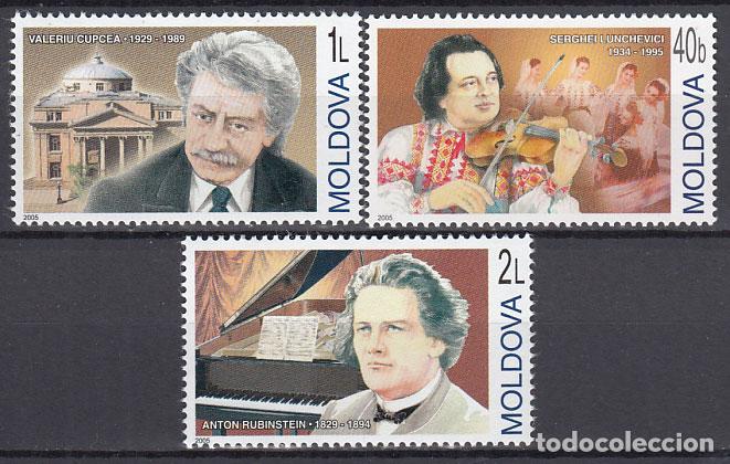 Stamps: Moldavia - Correo Yvert 447/49 ** Mnh M&uacute;sica