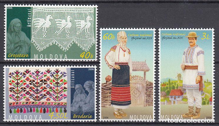 Stamps: Moldavia - Correo Yvert 469/72 ** Mnh Costumbres Tradicionales
