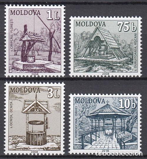 Stamps: Moldavia - Correo Yvert 526/29 ** Mn Pozos