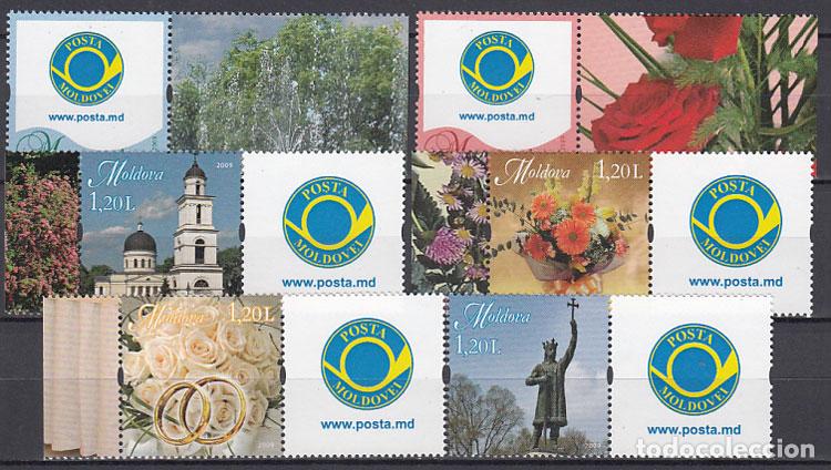 Briefmarken: Moldavia - Correo Yvert 577/82 ** Mnh Flores