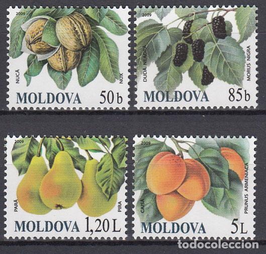 Briefmarken: Moldavia - Correo Yvert 583/86 ** Mnh Flora - Frutos