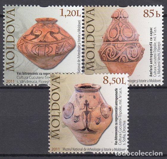 Briefmarken: Moldavia - Correo Yvert 636/38 ** Mnh Arqueologia