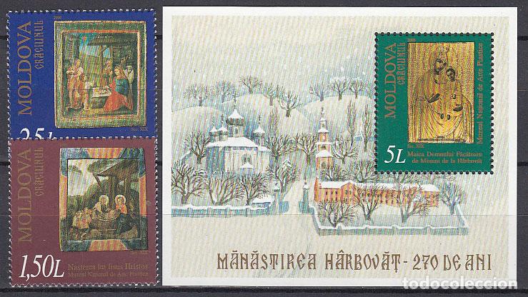 Briefmarken: Moldavia - Correo Yvert 325/26 + Hoja 24 ** Mnh