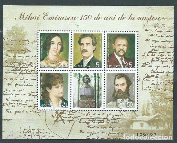 Briefmarken: Moldavia - Hojas Yvert 23 ** Mnh Personajes