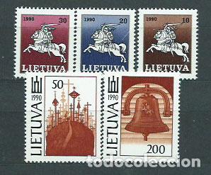 Briefmarken: Lituania - Correo Yvert 398/402 ** Mnh