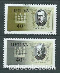 Briefmarken: Lituania - Correo Yvert 527/8 ** Mnh