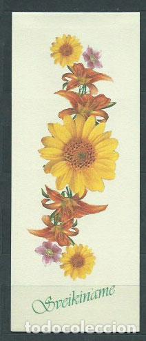 Stamps: Lituania - Correo Yvert 756 Carnet ** Mnh Flores