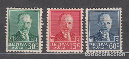 Stamps: Lituania - Correo Yvert 340/2 * Mh Personaje