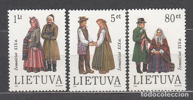 Stamps: Lituania - Correo Yvert 467/9 ** Mnh