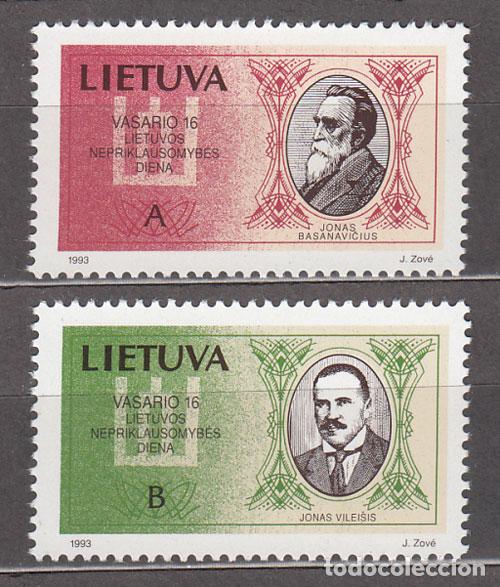 Stamps: Lituania - Correo Yvert 448/9 ** Mnh Personajes