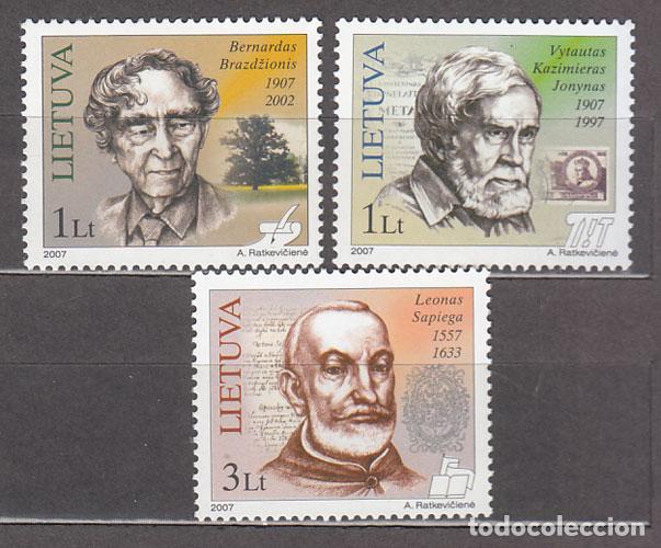 Stamps: Lituania - Correo Yvert 808/10 ** Mnh Personajes