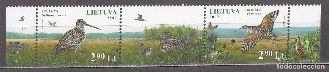Stamps: Lituania - Correo Yvert 826/7 ** Mnh Fauna aves