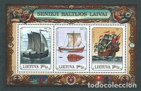 Stamps: Lituania - Hojas Yvert 12 ** Mnh Barcos