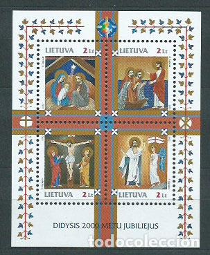 Stamps: Lituania - Hojas Yvert 21 ** Mnh A&ntilde;o Santo