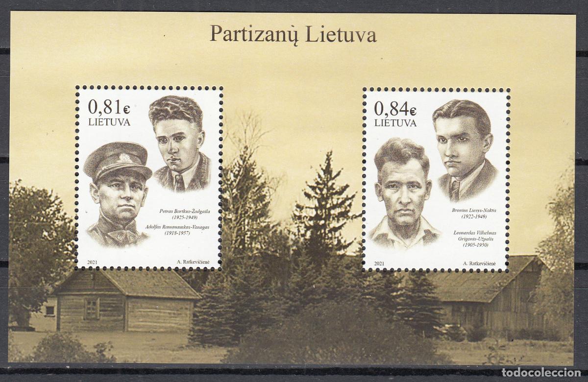 Stamps: Lituania - Hojas Yvert 65 ** Mnh Personajes