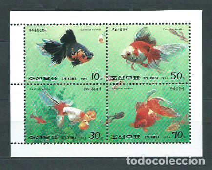 Stamps: Corea del Norte - Correo 1994 Yvert 2470/3 ** Mnh Fauna peces