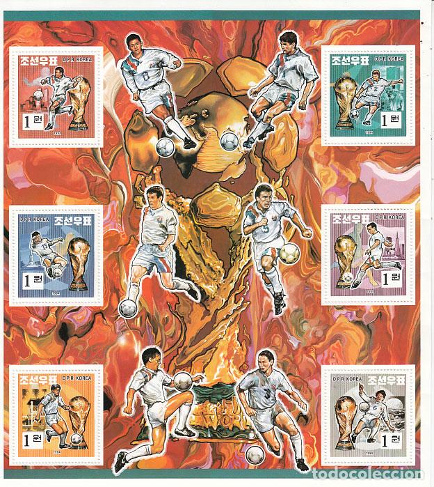 Stamps: Corea del Norte - Correo 1994 Yvert 2531/6 ** Mnh Deportes f&uacute;tbol