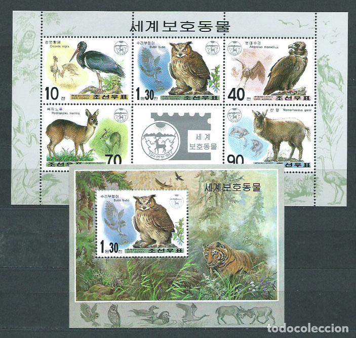 Stamps: Corea del Norte - Hojas 2001 Yvert 400/1 ** Mnh Fauna