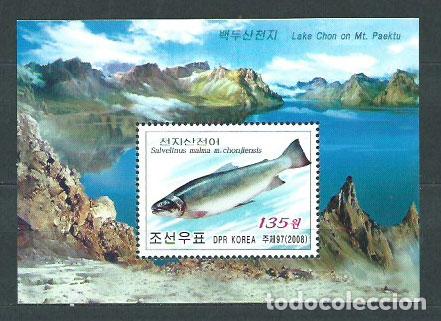 Stamps: Corea del Norte - Hojas 2008 Yvert 547 ** Mnh Fauna peces