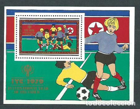 Stamps: Corea del Norte - Hojas Cat&ordm; Michel 67 ** Mnh Deportes f&uacute;tbol