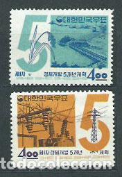 Stamps: Corea del Sur - Correo 1962 Yvert 289/90 ** Mnh