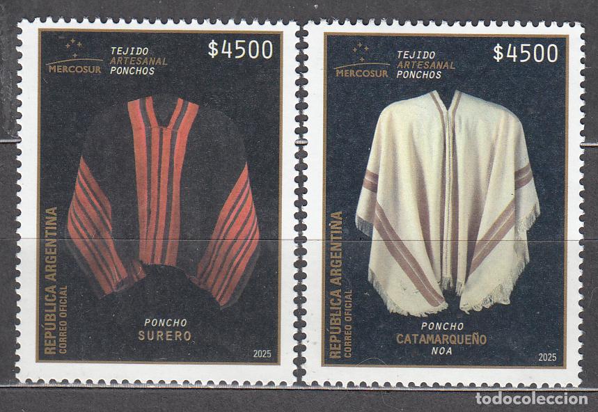 Stamps: Argentina Correo 2015 ** Mnh Ponchos