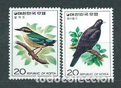Stamps: Corea del Sur - Correo 1976 Yvert 920/1 ** Mnh Fauna aves