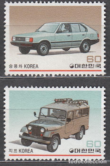Stamps: Corea del Sur Correo 1983 Yvert 1179/80 ** Mnh Coches