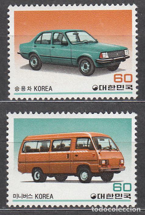 Stamps: Corea del Sur Correo 1983 Yvert 1183/84 ** Mnh Coches