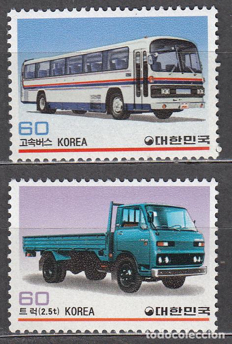 Stamps: Corea del Sur Correo 1983 Yvert 1188/89 ** Mnh Coches