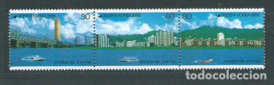 Stamps: Corea del Sur - Correo 1986 Yvert 1323/5 ** Mnh