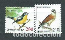 Stamps: Corea del Sur - Correo 2002 Yvert 2034B/G ** Mnh Fauna aves