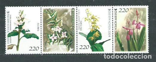 Stamps: Corea del Sur - Correo 2004 Yvert 2235/8 ** Mnh Flores