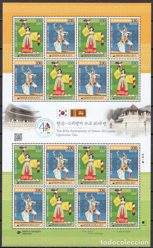 Stamps: Corea del Sur Correo 2017 Yvert 3016/17 ** Mnh En Mini Hiha de 8 series Relacio
