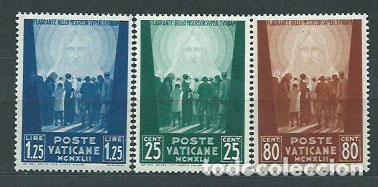 Selos: Vaticano - Correo 1942 Yvert 95/7 ** Mnh