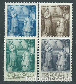 Sellos: Vaticano - Correo 1943 Yvert 98/101 ** Mnh Pio XII
