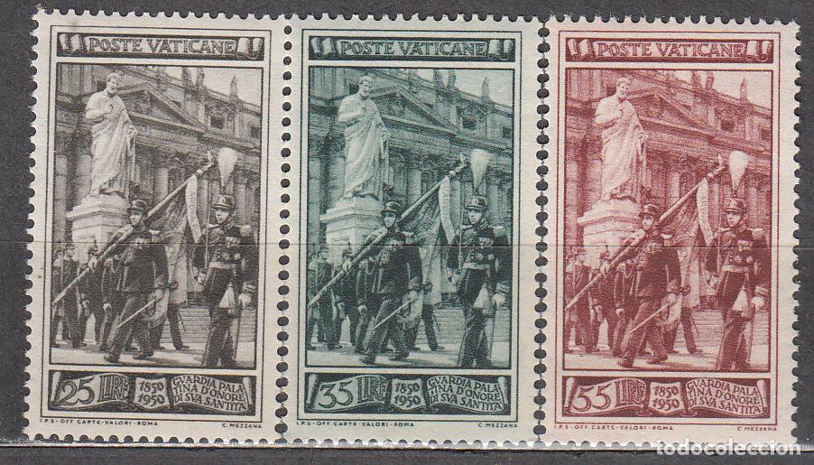 Sellos: Vaticano Correo 1950 Yvert 158/160 ** Mnh