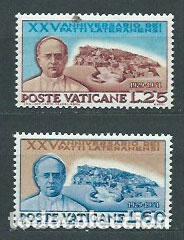 Sellos: Vaticano - Correo 1954 Yvert 192/3 ** Mnh Pio XI