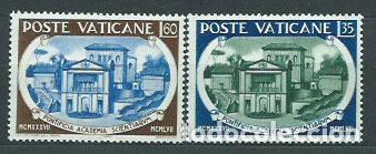 Sellos: Vaticano - Correo 1957 Yvert 245/6 ** Mnh