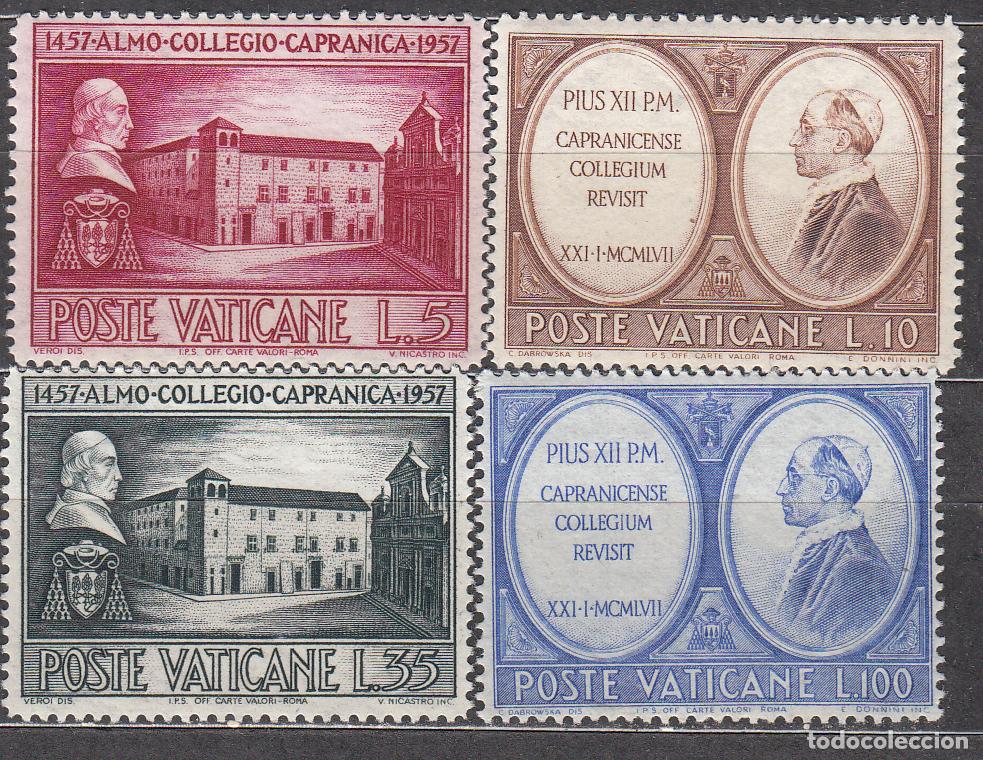 Sellos: Vaticano Correo 1957 Yvert 241/44 ** Mnh