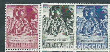 Sellos: Vaticano - Correo 1959 Yvert 284/6 ** Mnh Navidad