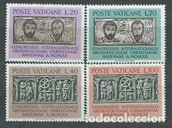 Briefmarken: Vaticano - Correo 1962 Yvert 359/62 ** Mnh Arqueolog&iacute;a