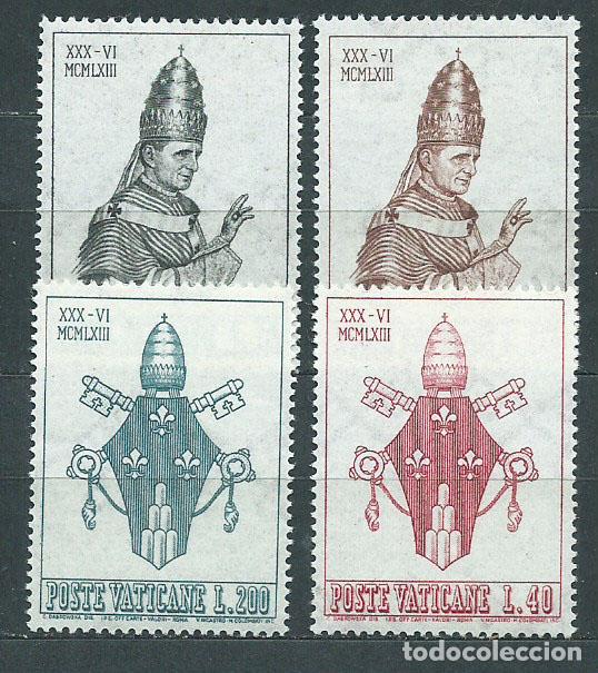 Briefmarken: Vaticano - Correo 1963 Yvert 383/86 ** Mnh