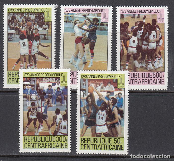 Briefmarken: Centroafrica - Correo Yvert 404/8 * Mh Deportes