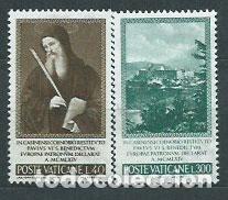 Briefmarken: Vaticano - Correo 1965 Yvert 432/3 ** Mnh San Benedicto