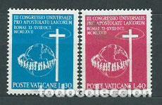 Briefmarken: Vaticano - Correo 1967 Yvert 471/2 ** Mnh
