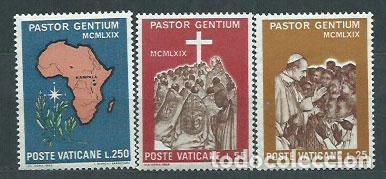Briefmarken: Vaticano - Correo 1969 Yvert 491/3 ** Mnh Pablo VI a Uganda