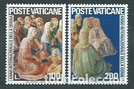 Briefmarken: Vaticano - Correo 1975 Yvert 609/10 ** Mnh A&ntilde;o de la mujer