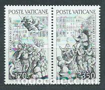 Selos: Vaticano - Correo 1977 Yvert 634/5 ** Mnh Gregorio XI